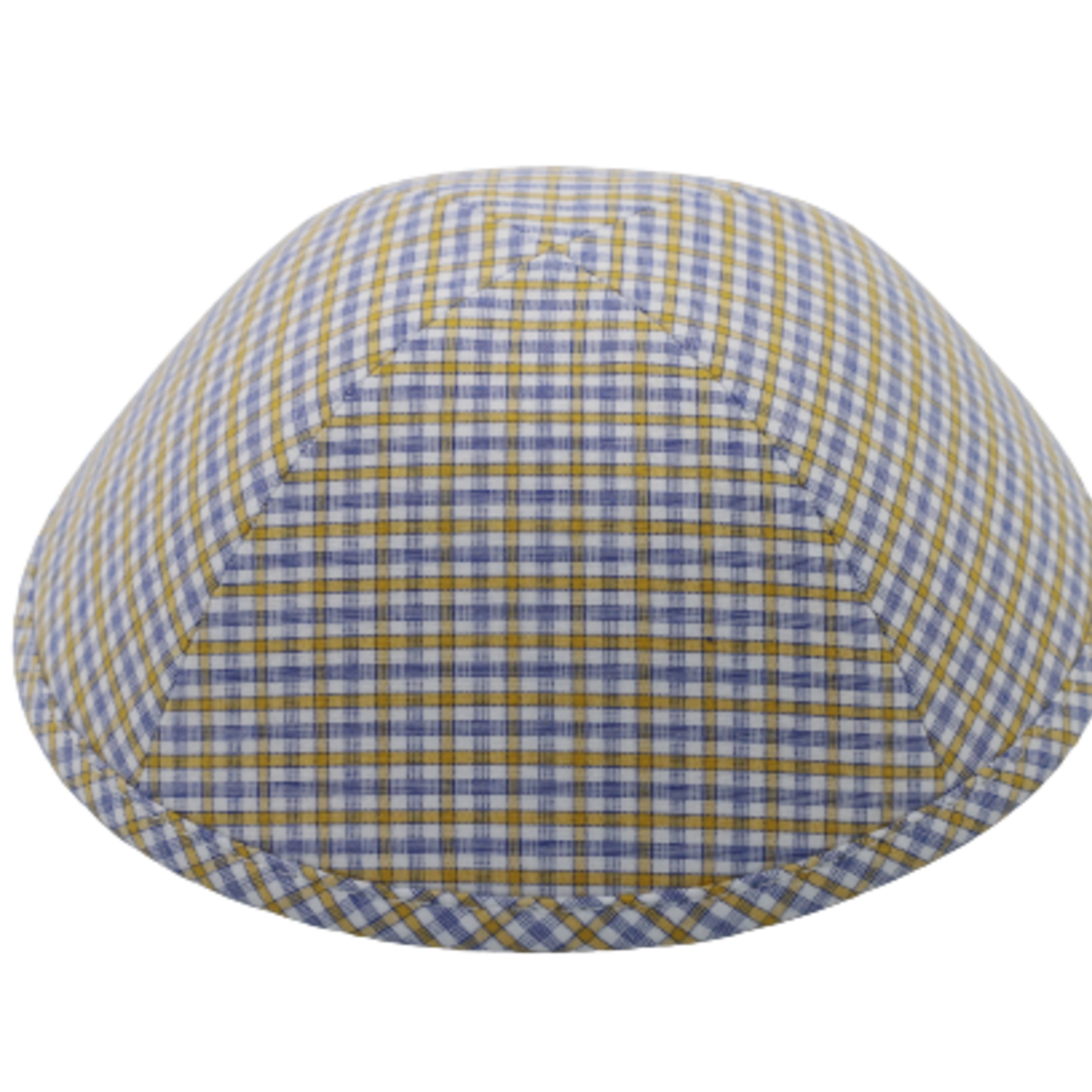 Coolkippahs Shirt Navy/Yellow Check