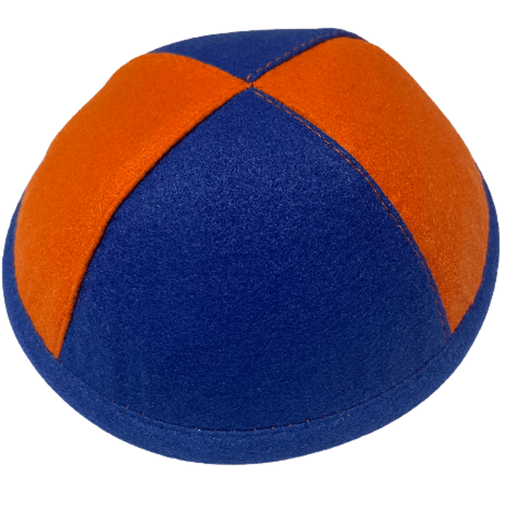 Coolkippahs Felt/ Royal Blue/Orange