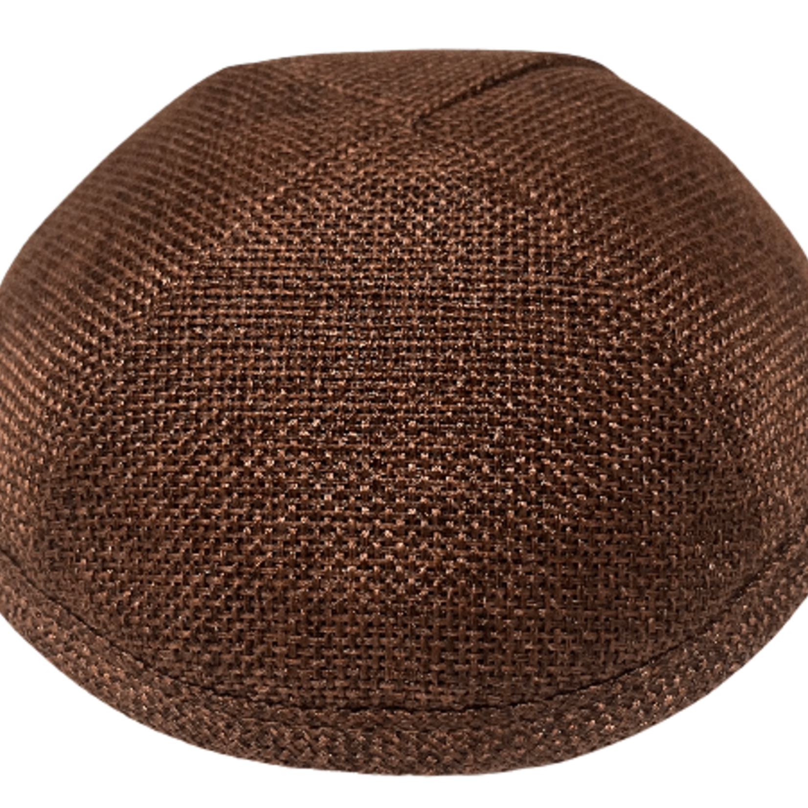 Coolkippahs Burlap Brown with Trim