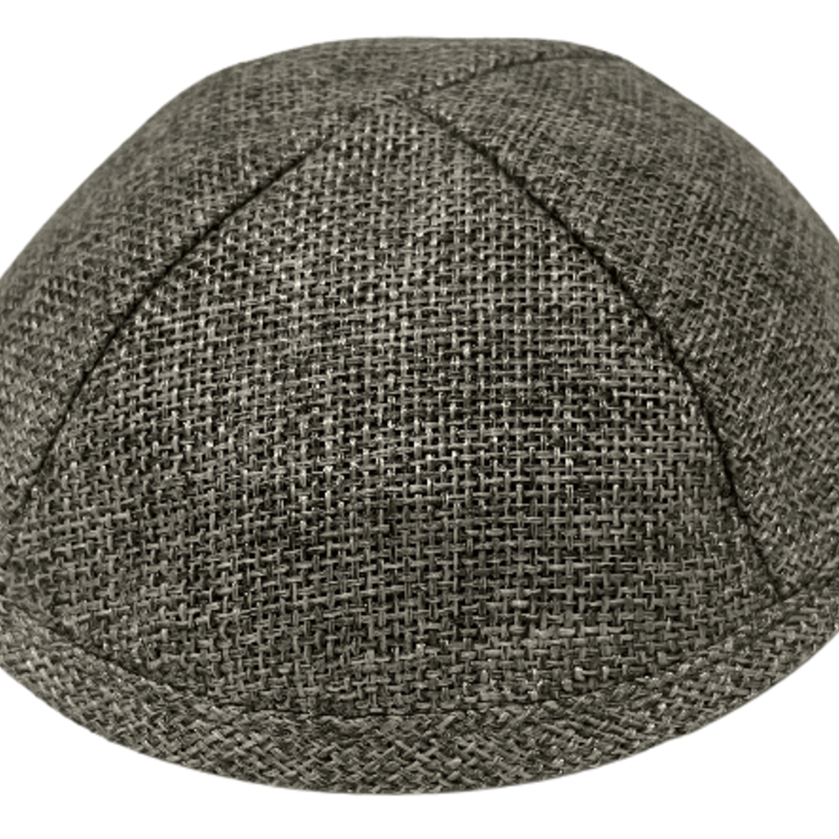 Coolkippahs Burlap Gray with Trim