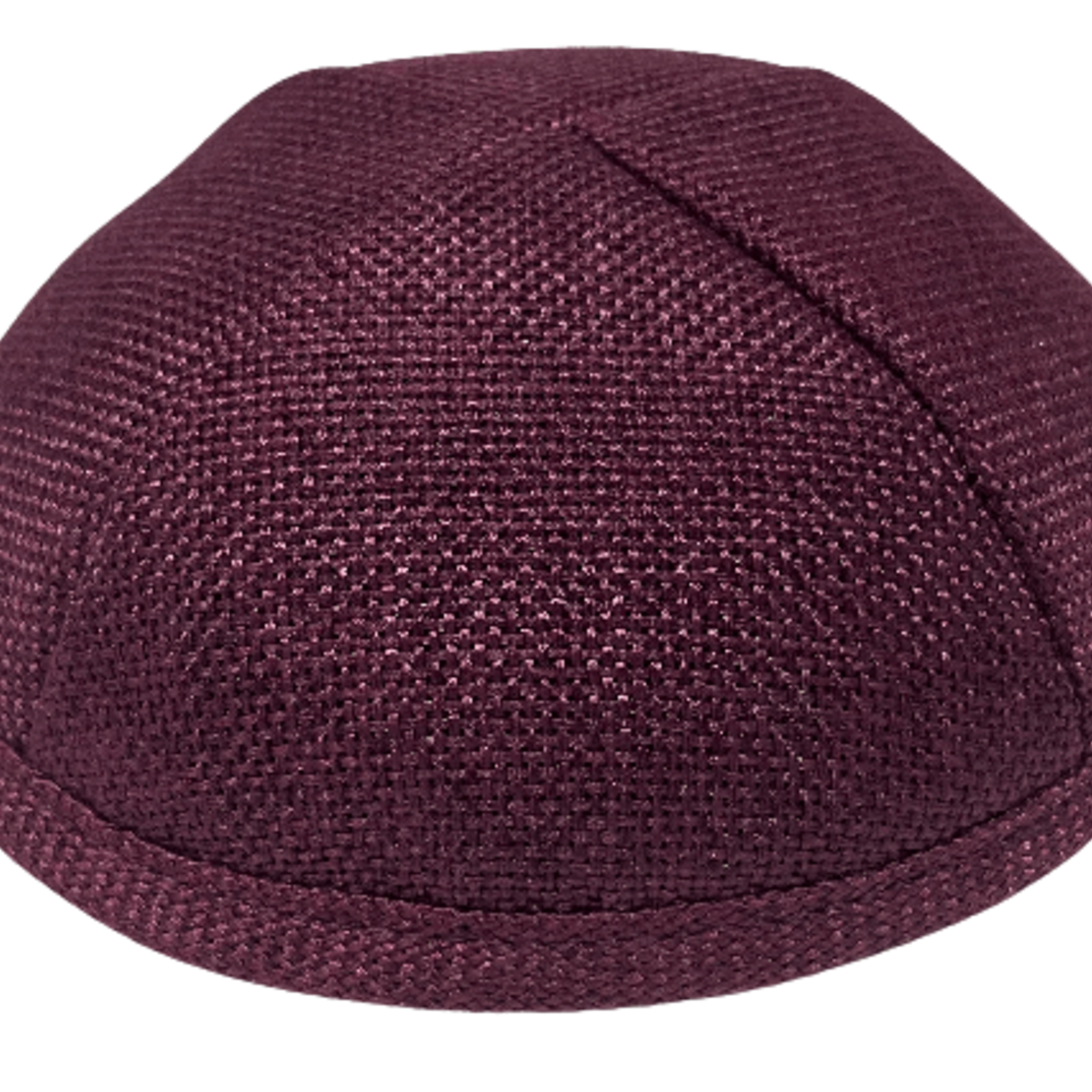 Coolkippahs Burlap Plum with Trim