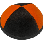 Coolkippahs Felt Black/Orange