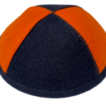 Coolkippahs Felt Navy/Orange