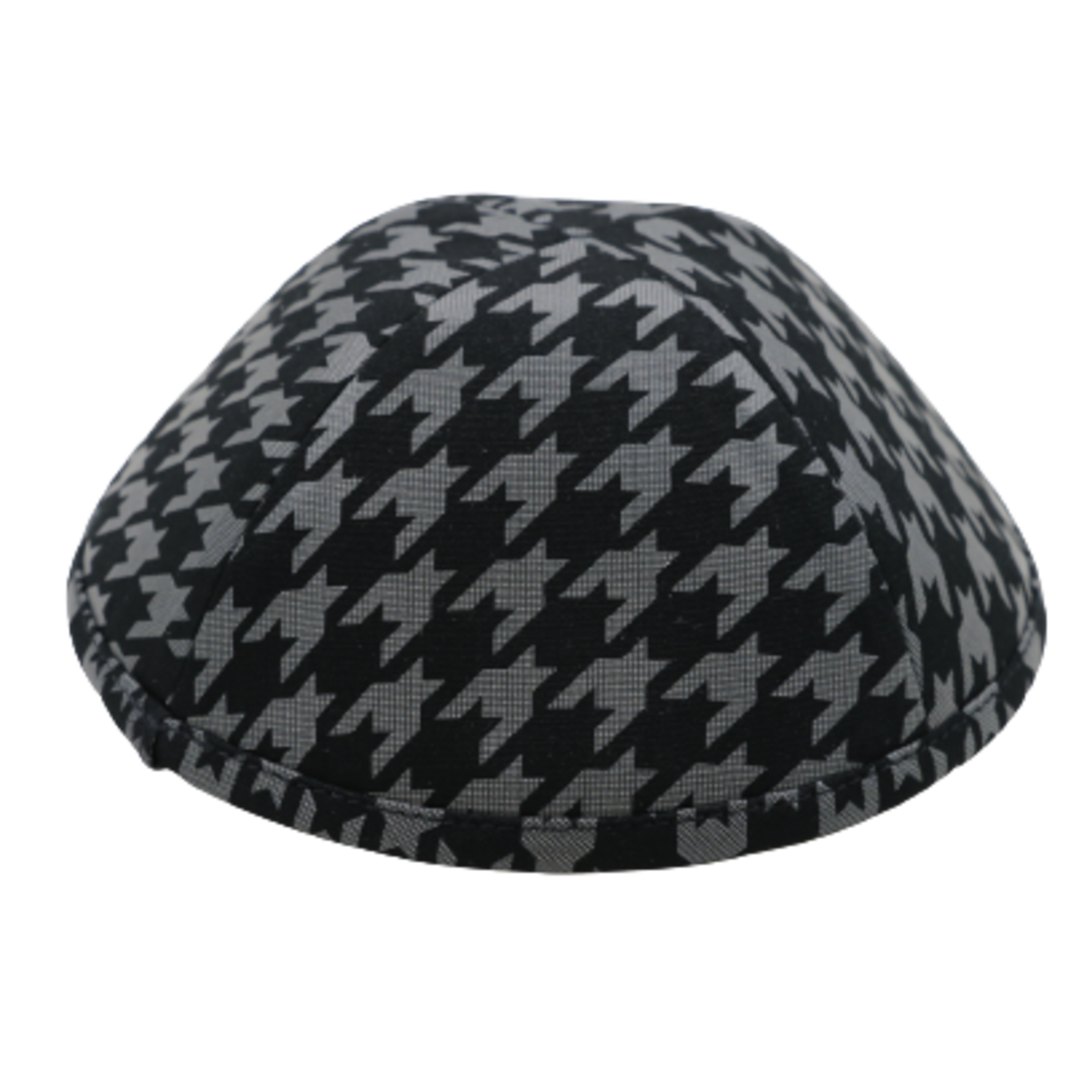 Coolkippahs Houndstooth Black/Gray with clips