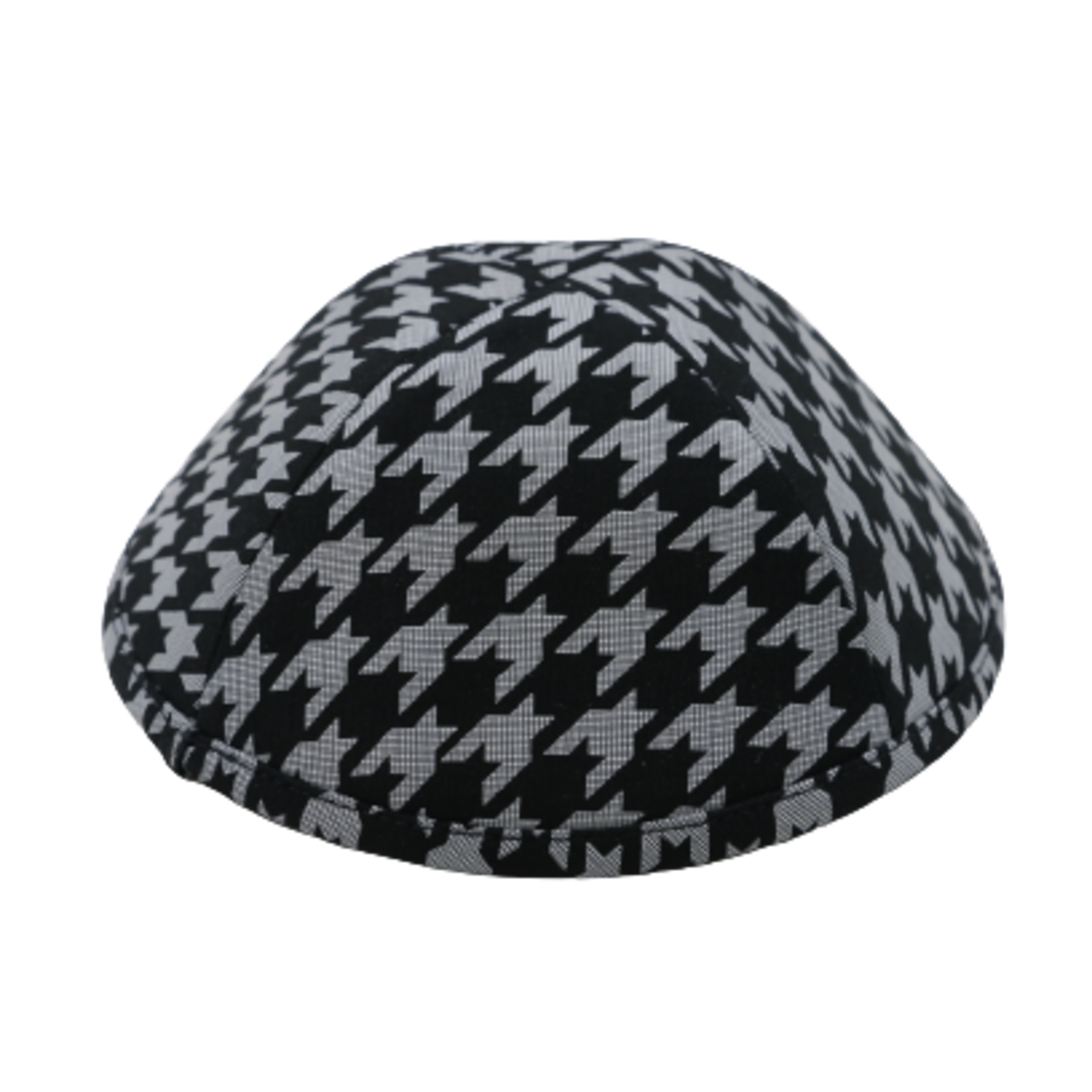 Coolkippahs Houndstooth Black/Silver with clips