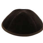 Coolkippahs Velvet Brown with clips