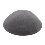 Coolkippahs Linen Dark Grey with Clips