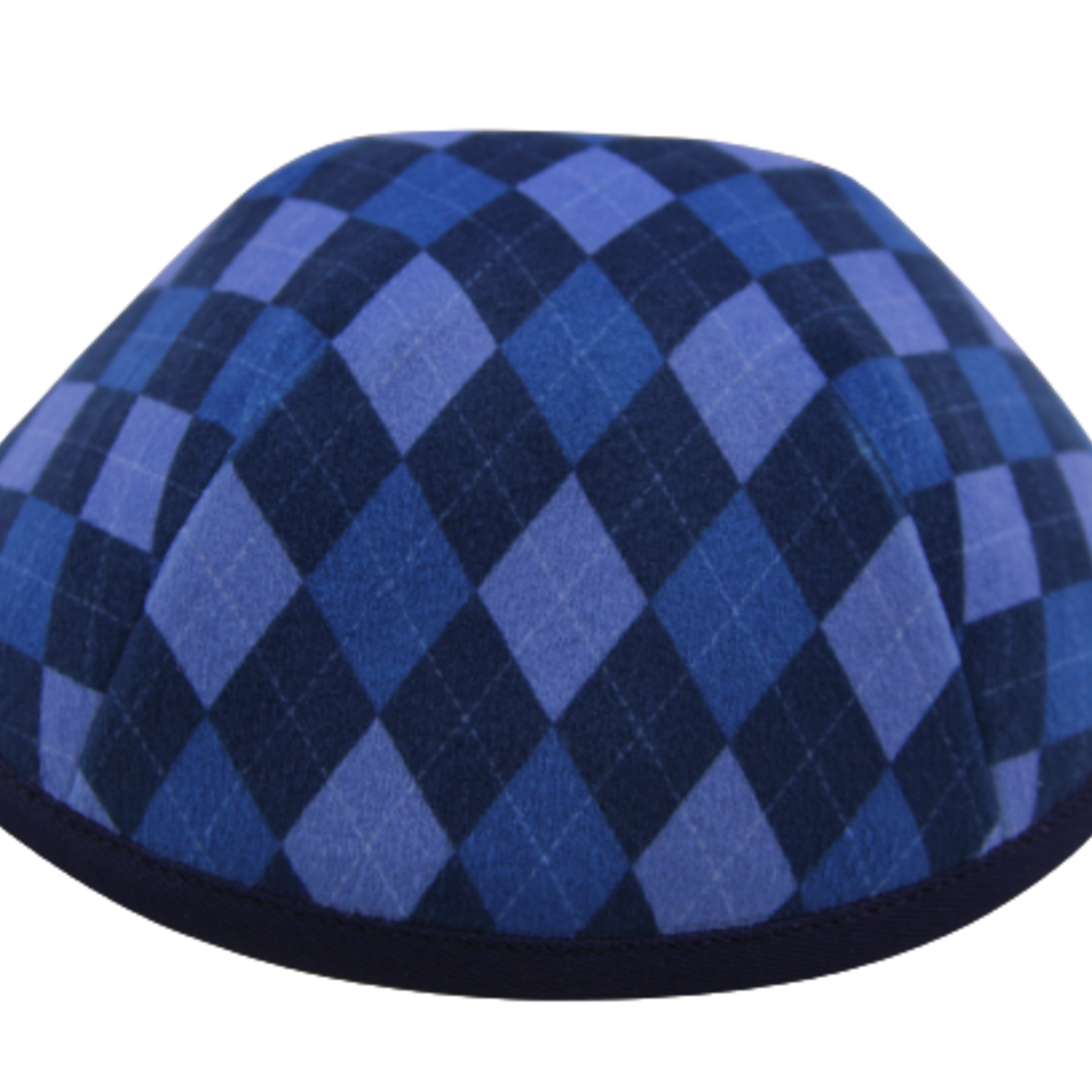 Coolkippahs Velvet Blue Argyle