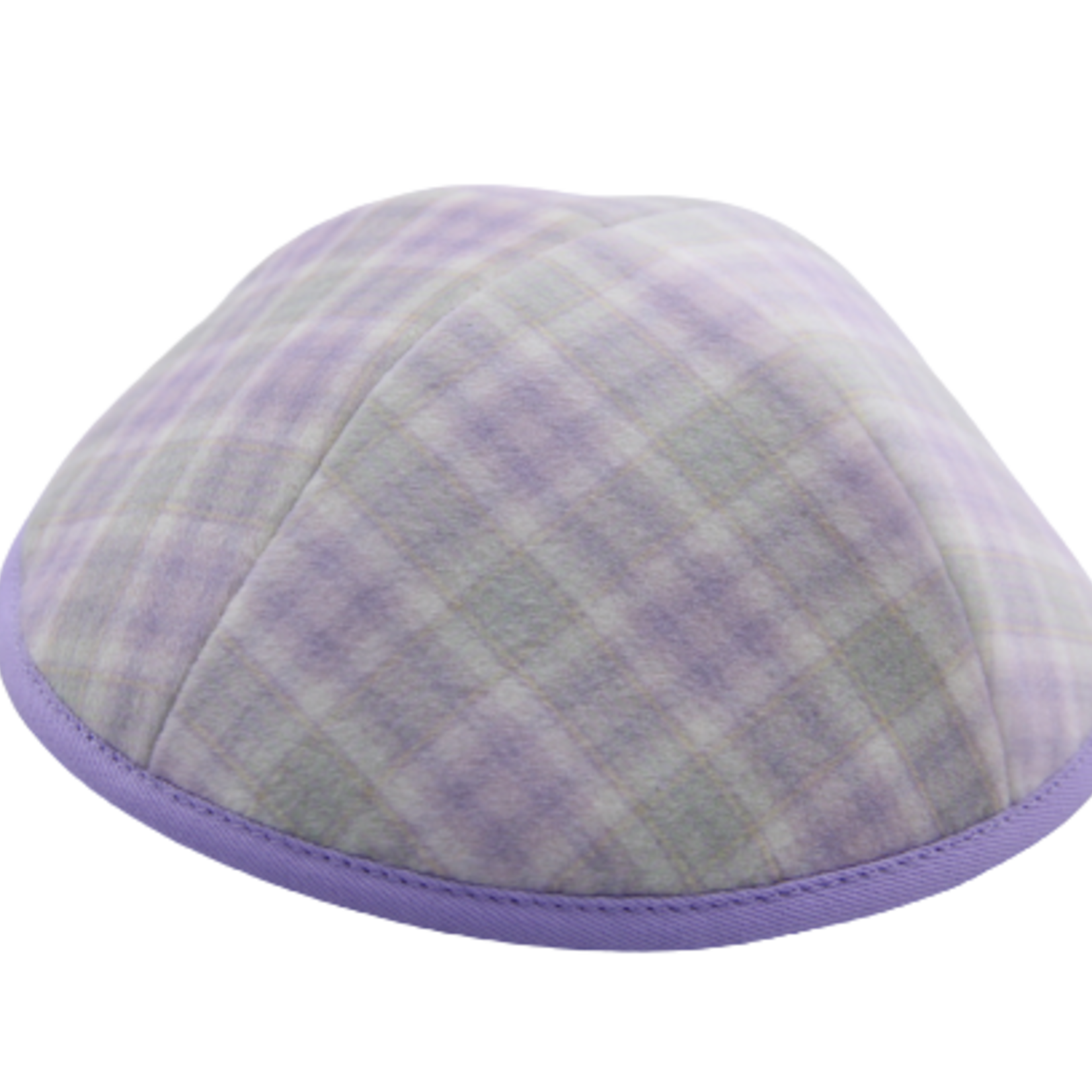 Coolkippahs Velvet Lavender/Mint Plaid