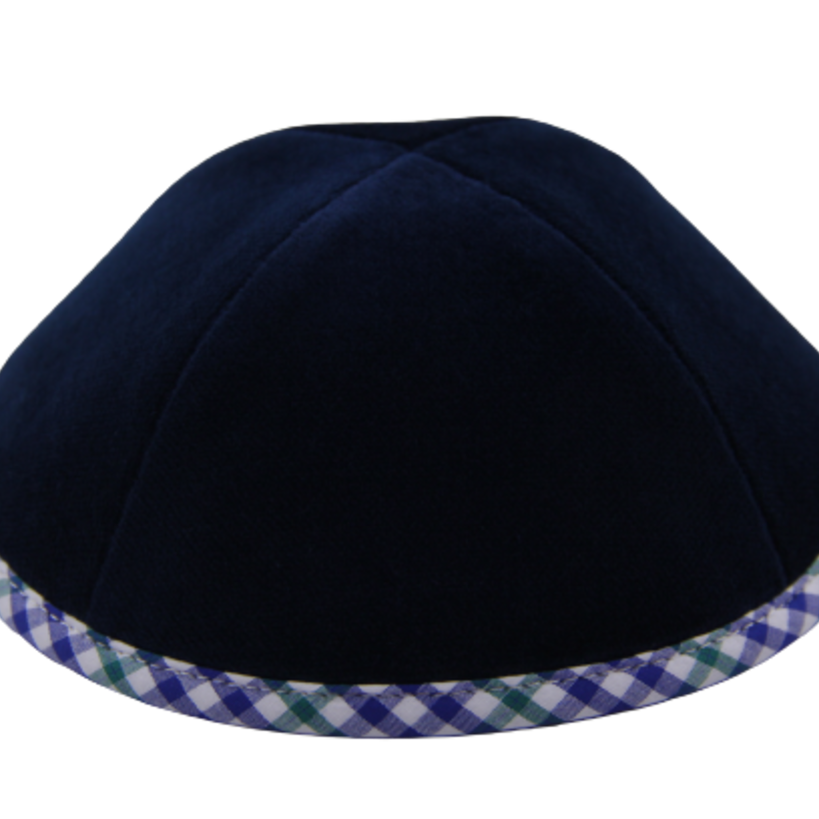 Coolkippahs Velvet Dark Teal- Green/Blue Trim