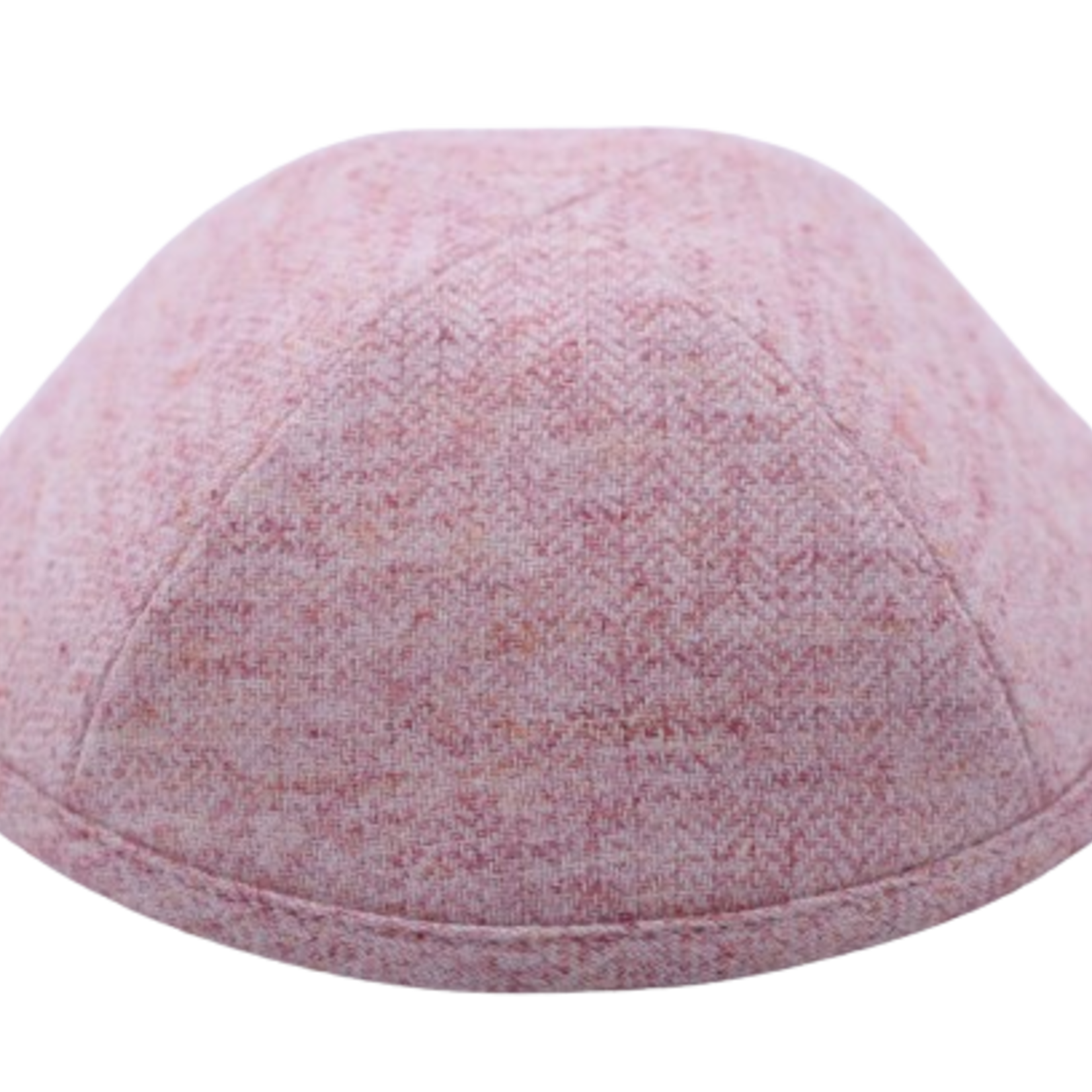Coolkippahs Light Pink Herringbone with Clips