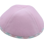 Coolkippahs Velvet Pink- Pink/Mint Trim