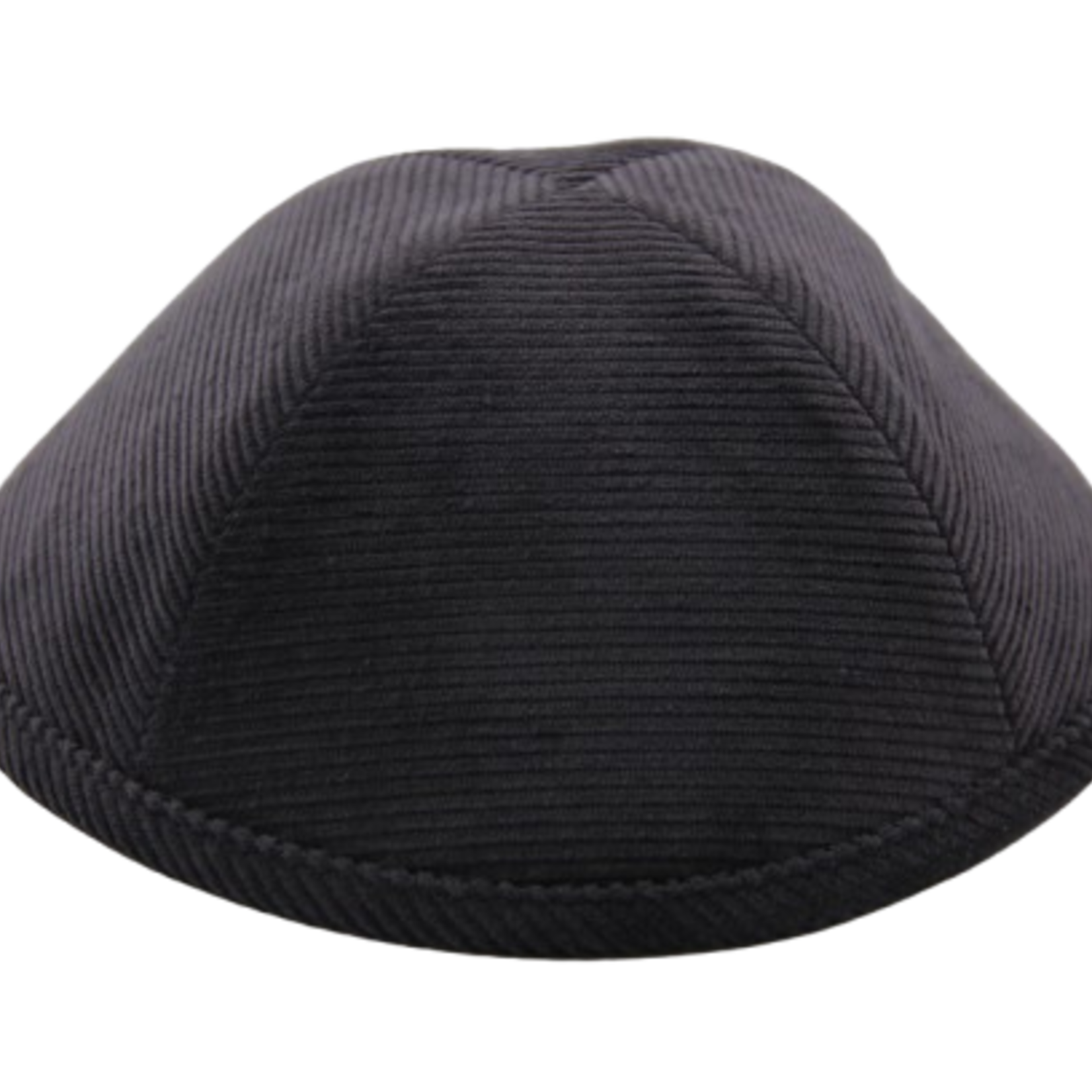 Coolkippahs Corduroy Dark Grey with Clips (with trim)