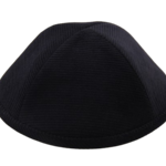 Coolkippahs Corduroy Black with Clips (with trim)