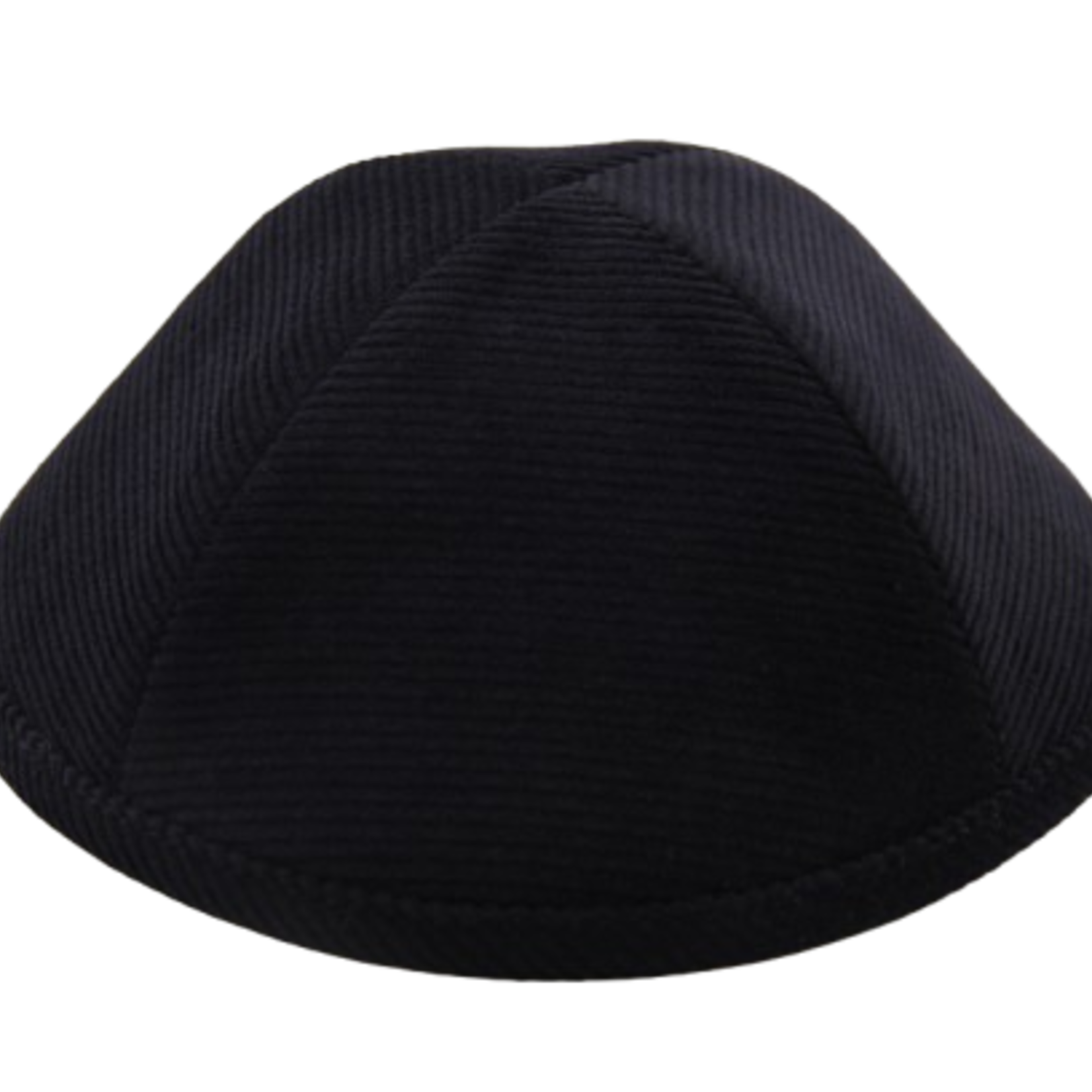 Coolkippahs Corduroy Black with Clips (with trim)
