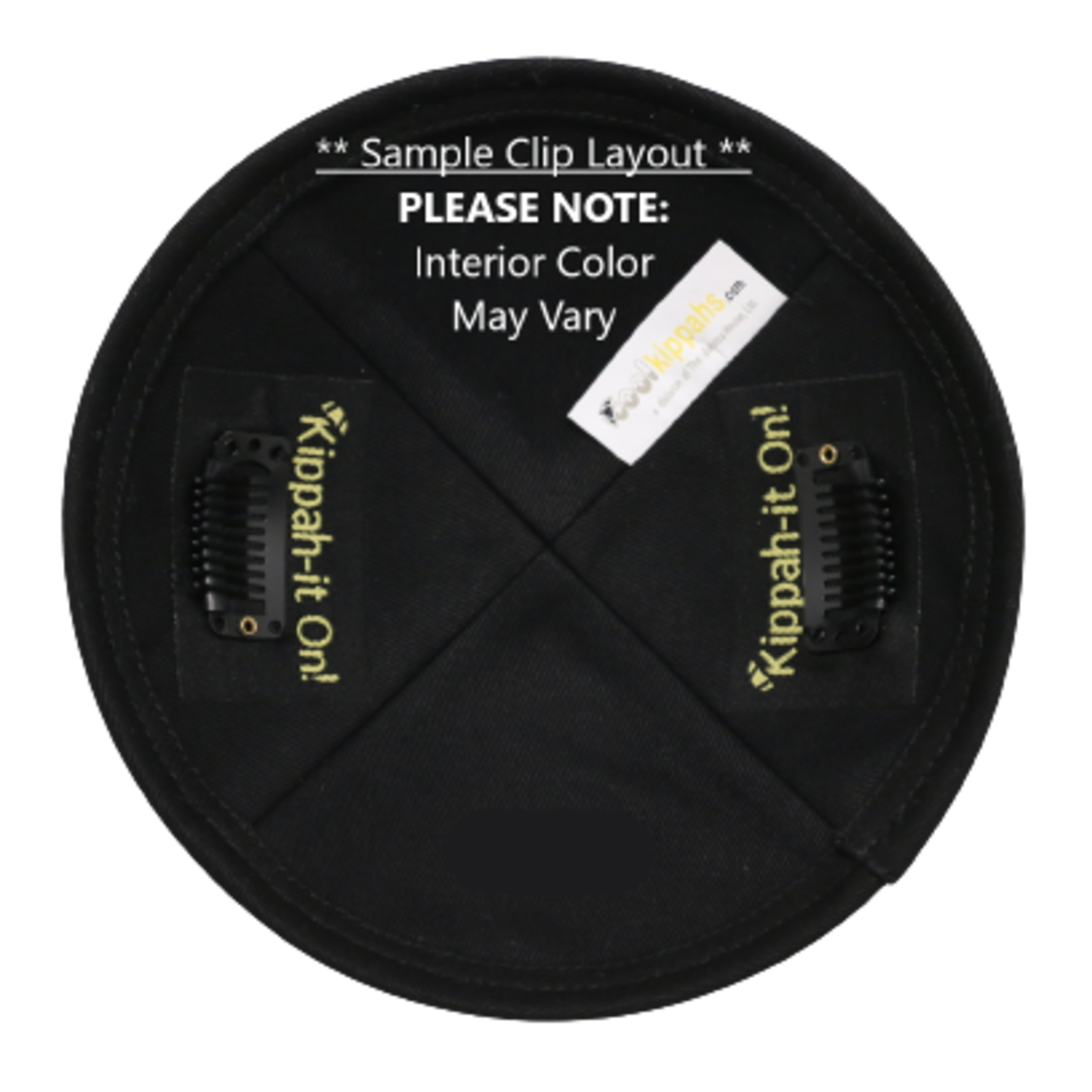 Coolkippahs Suite Grey/Brown Plaid With Clips
