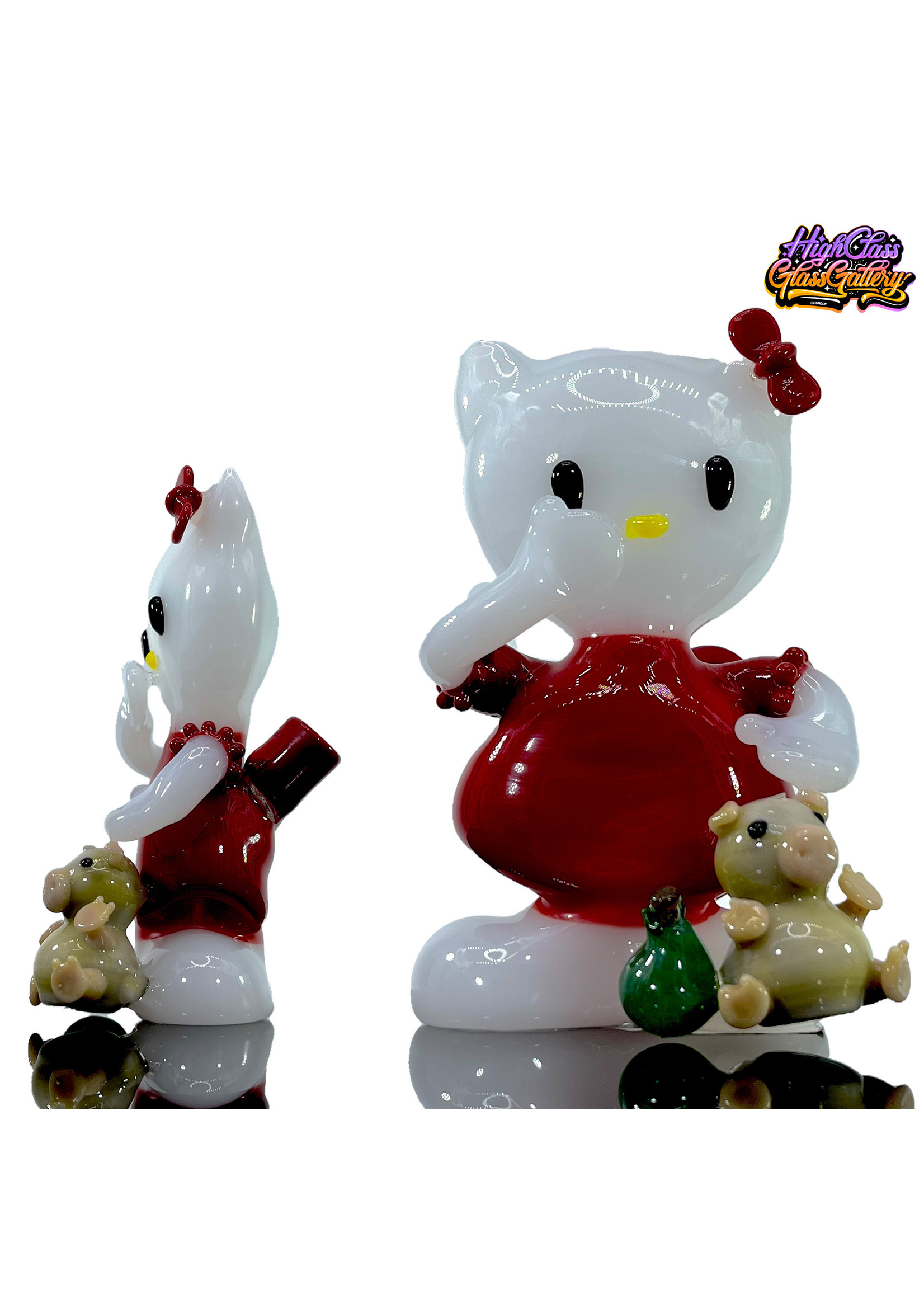 Artist Anodyne Glass Hello Kitty