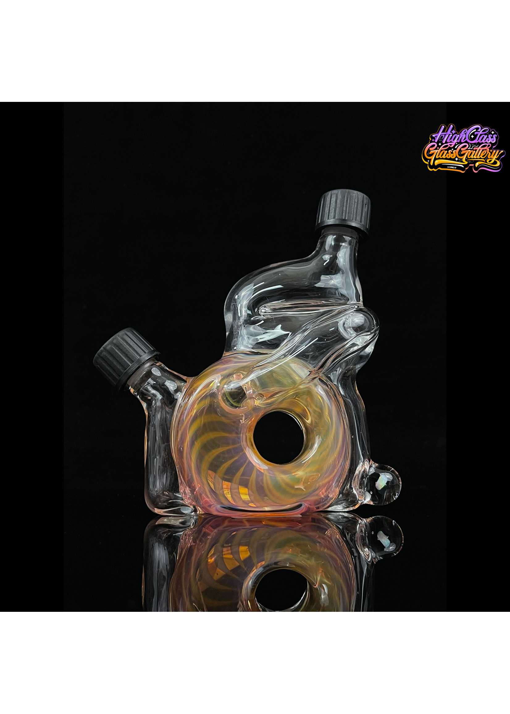 Artist Dot Mark Fumed Scallop Pocket Recycler