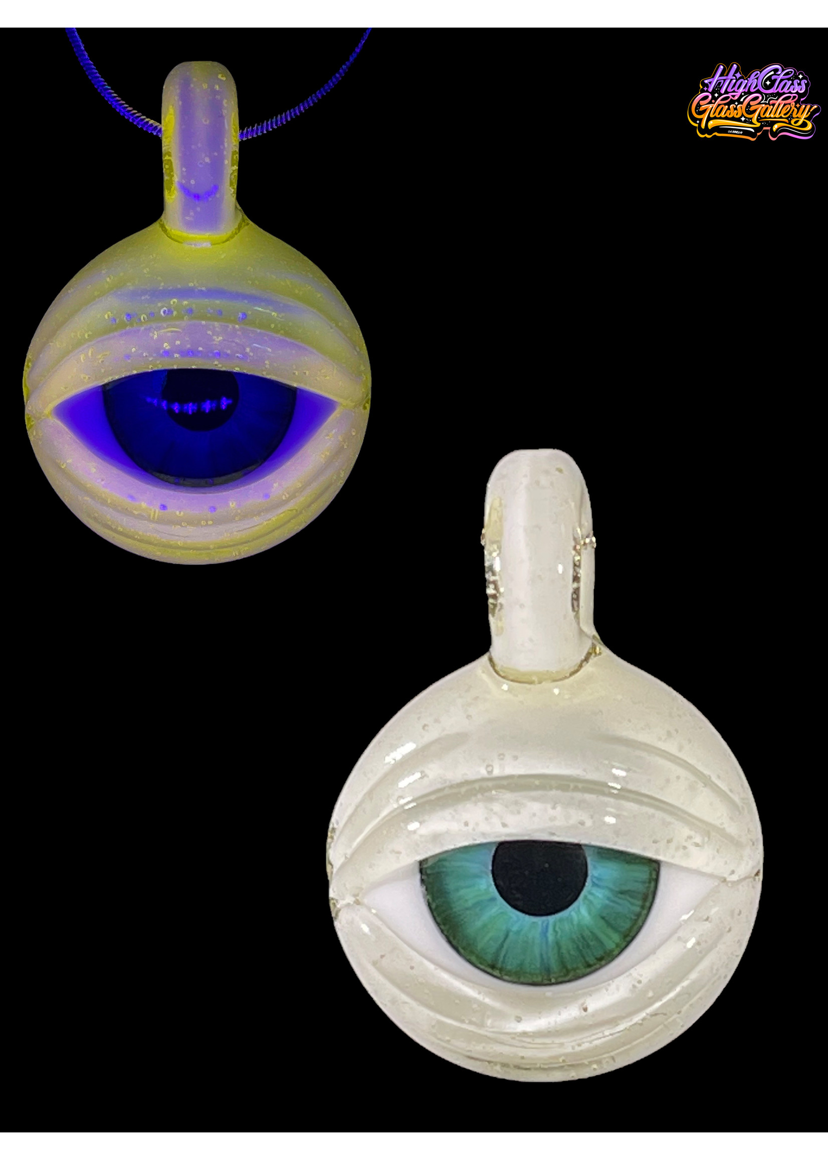 Artist Ryan Fitt UV Eye Pendant #2