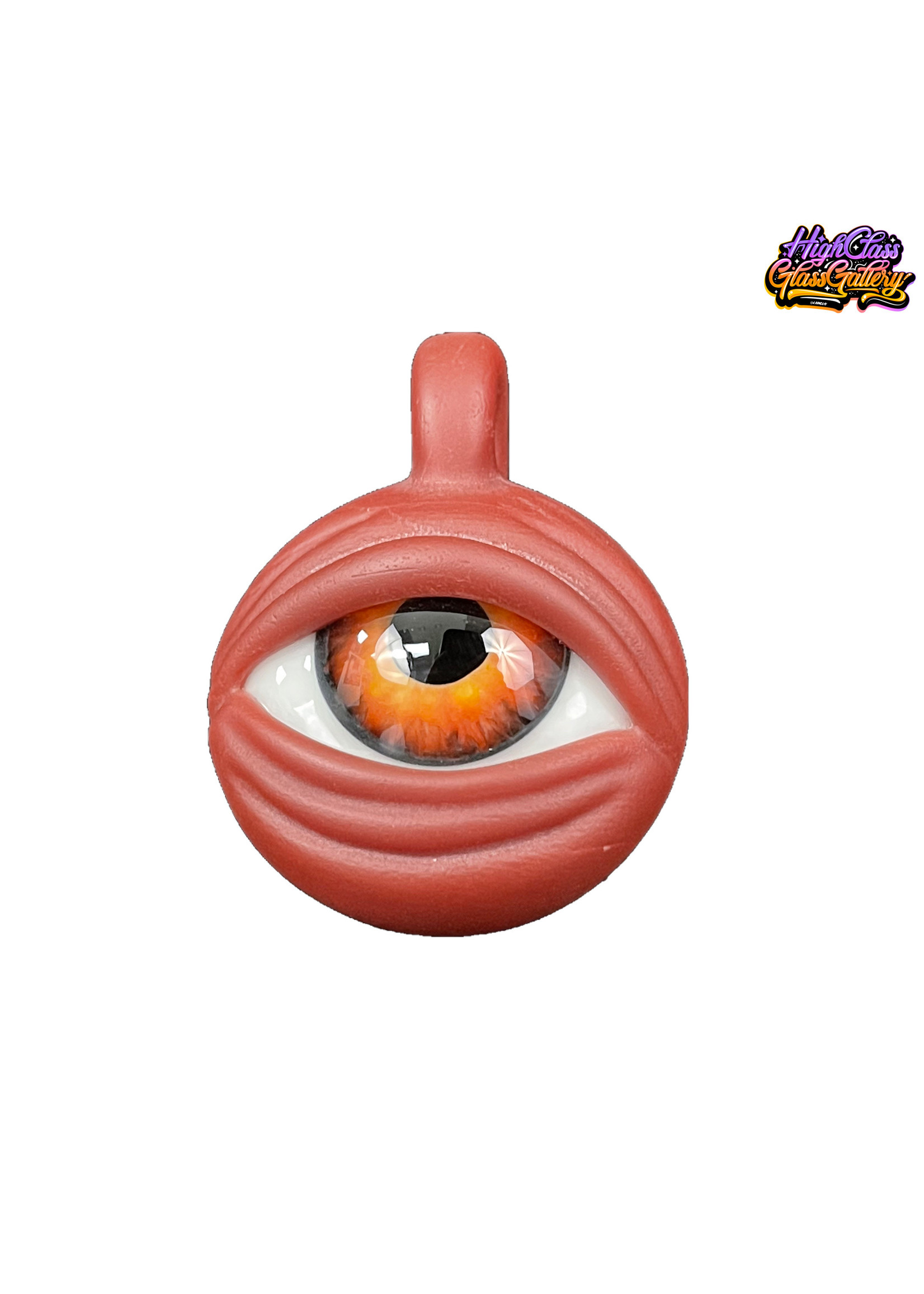 Artist Ryan Fitt Custom Red Eye Pendant