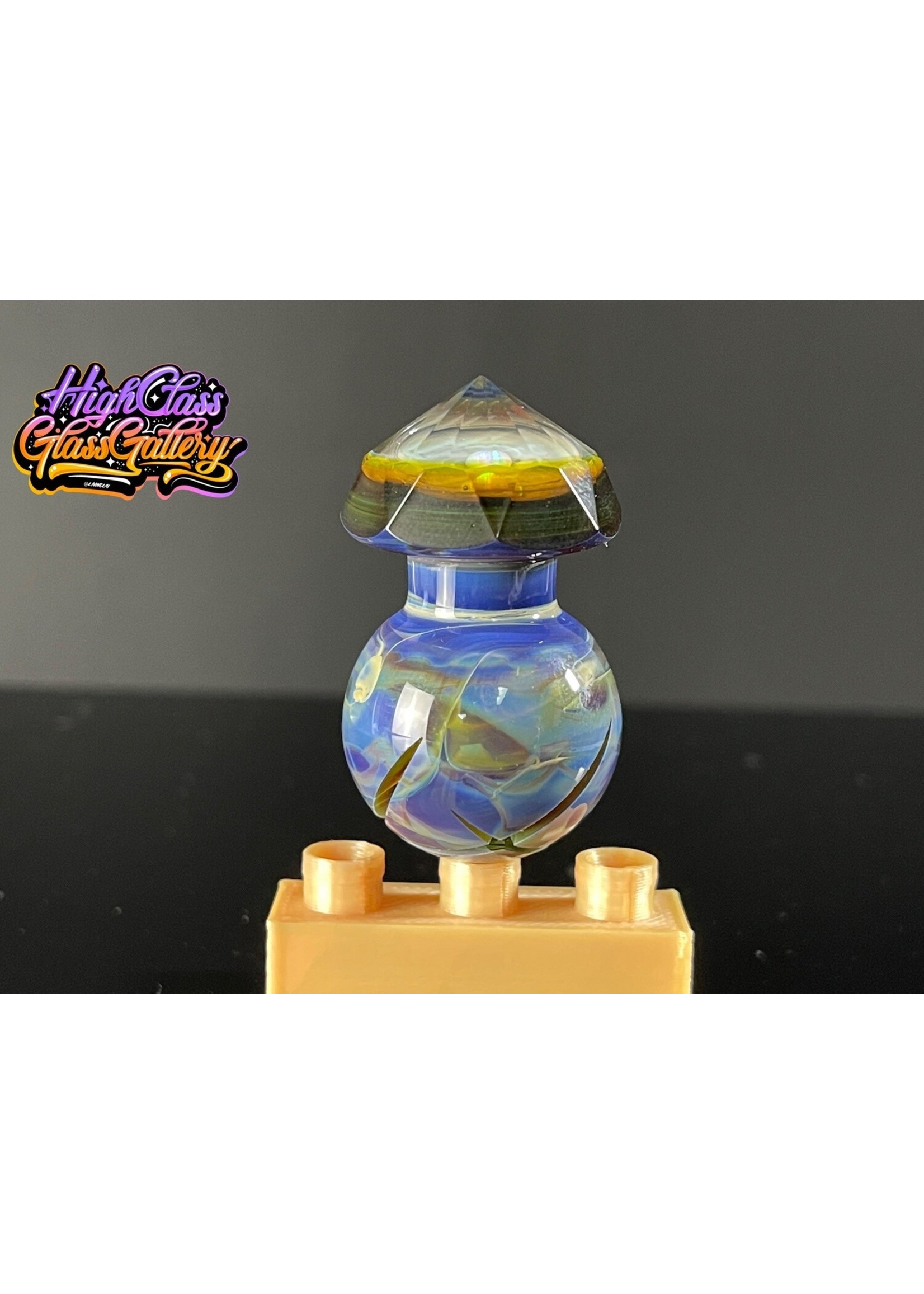 Artist Grateful Dad Faceted Spinner Marble