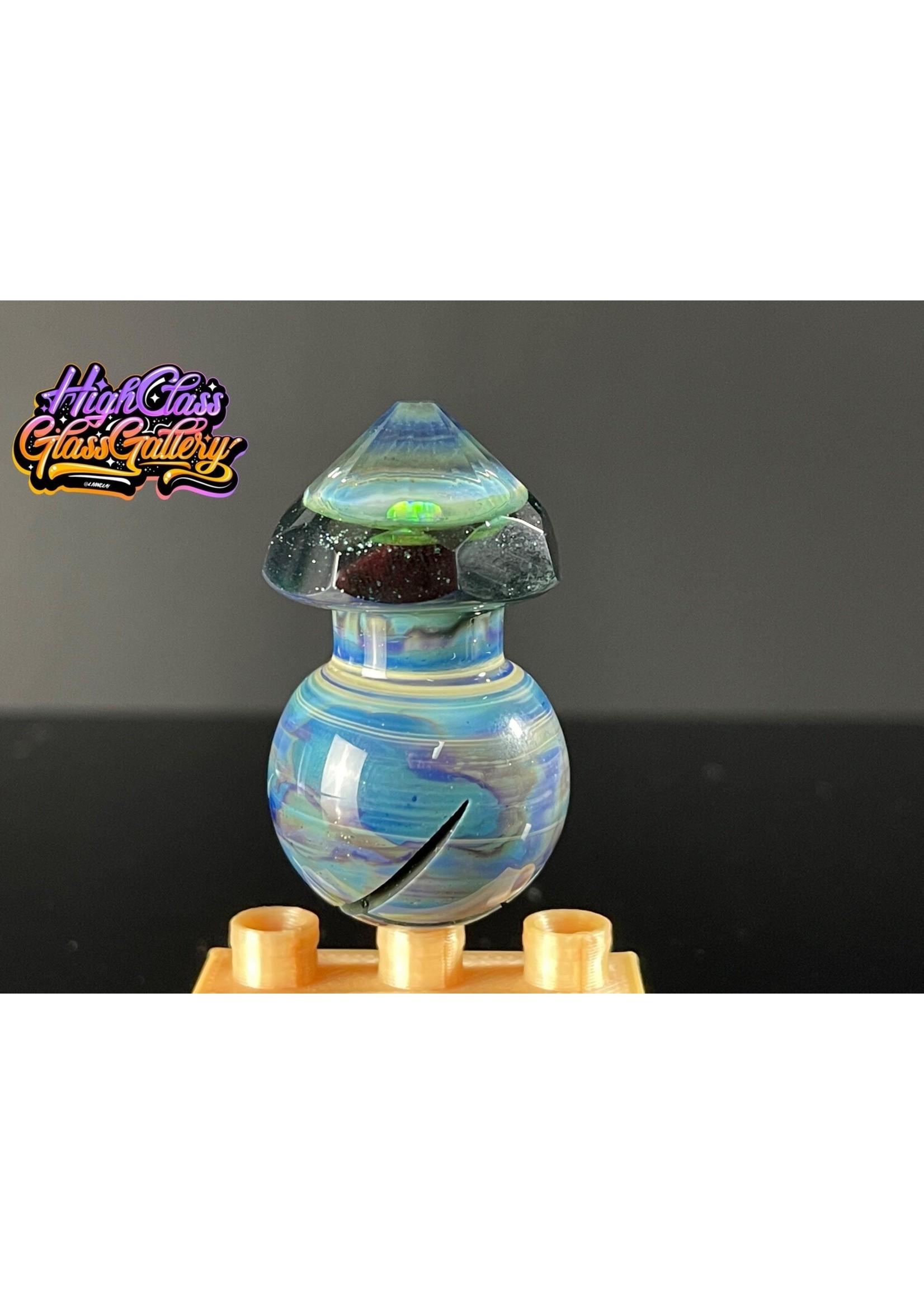 Artist Grateful Dad Faceted Spinner Marble