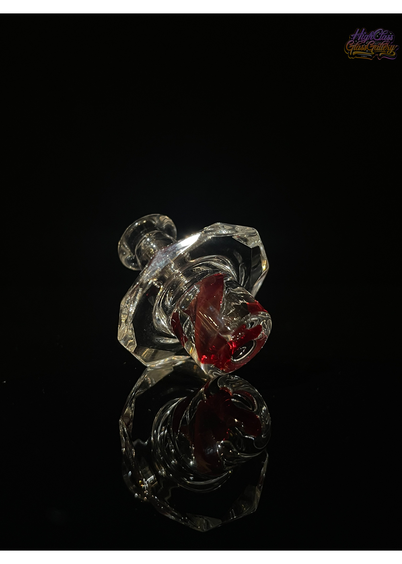 Artist Spider Glass Facet Spinner Caps