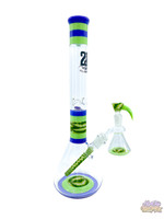 2K Glass Art 2K Glass Worked Beaker Set #1
