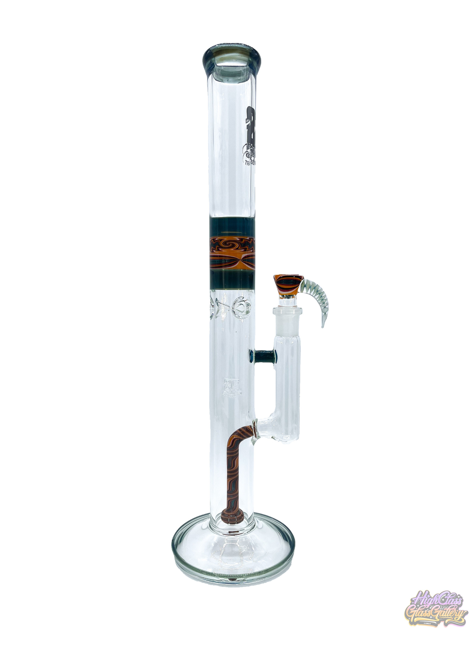 2K Glass Art 2K Glass Worked Circ Perc #1