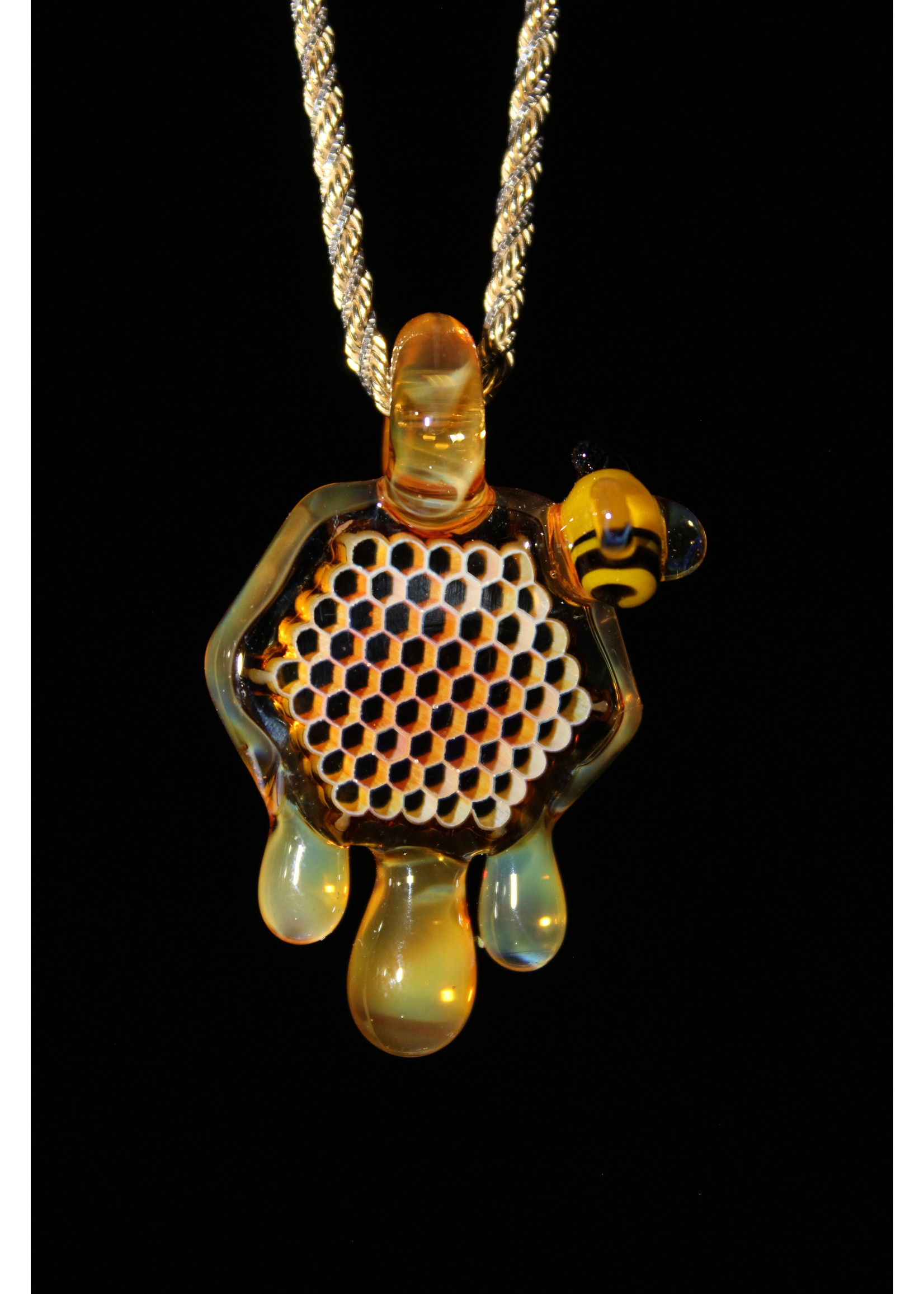 Joe P Joe P Small Honeycomb Pendants