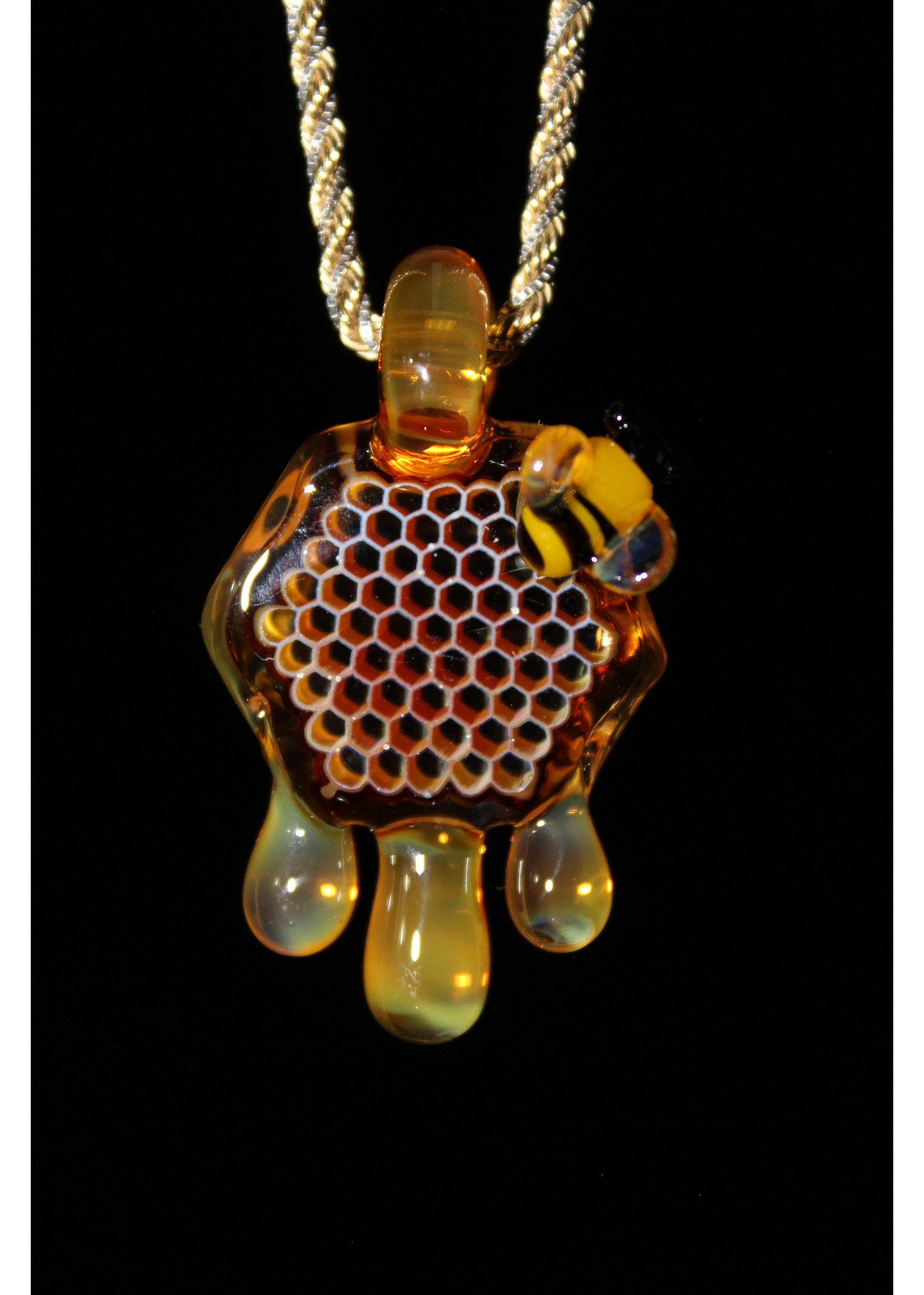 Joe P Joe P Small Honeycomb Pendants