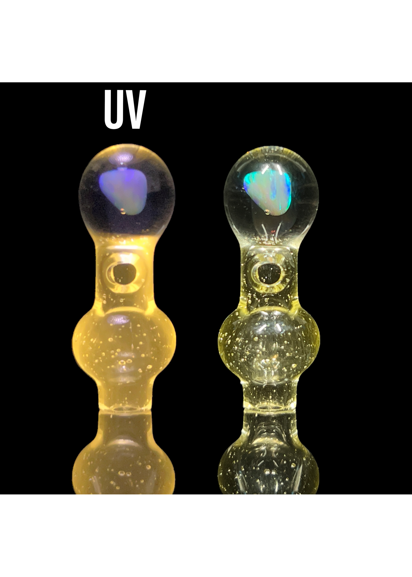 Artist Organik Glass Opal Handle Peak Caps