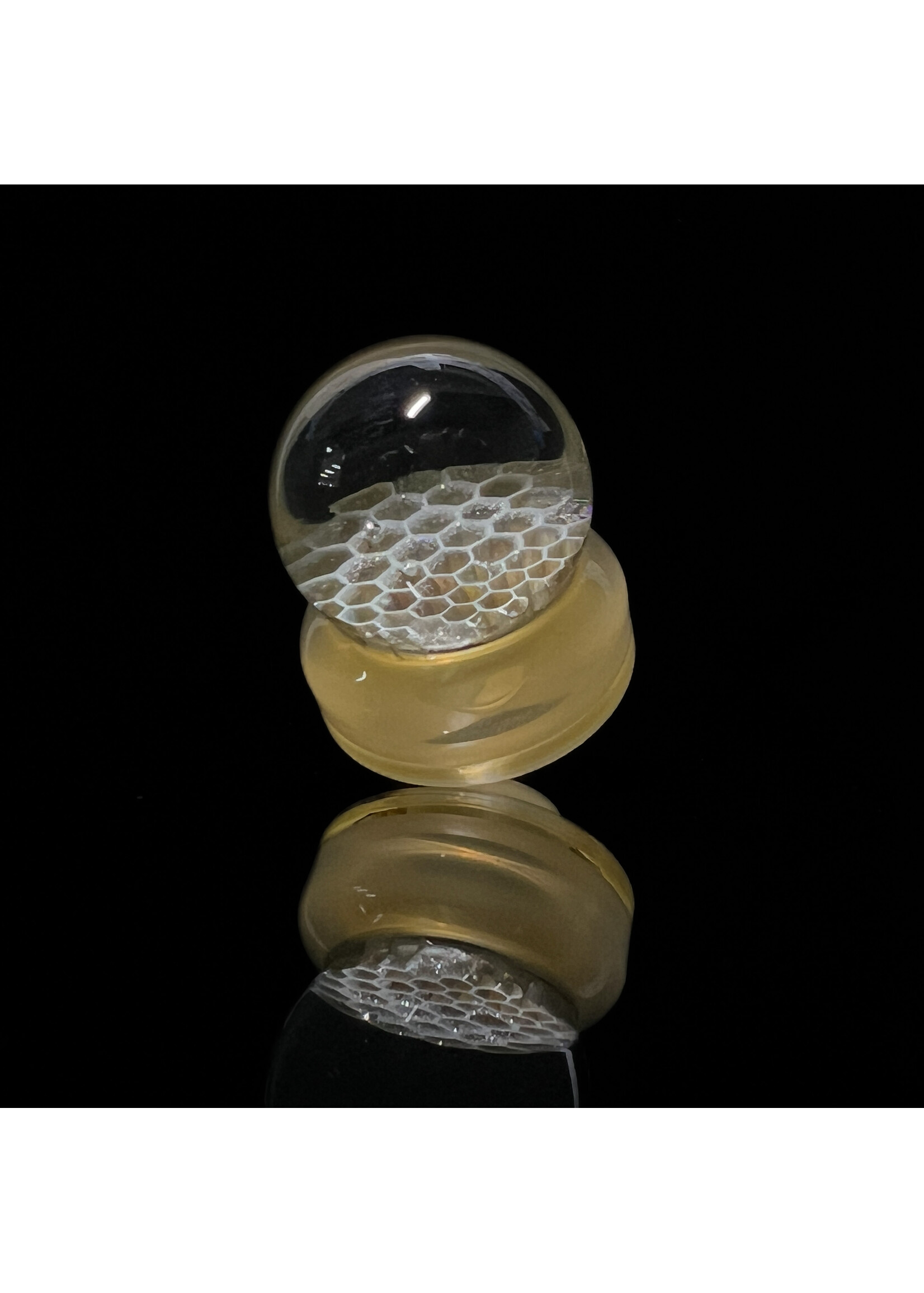 Artist Joe P Yellow Honeycomb Solid Caps