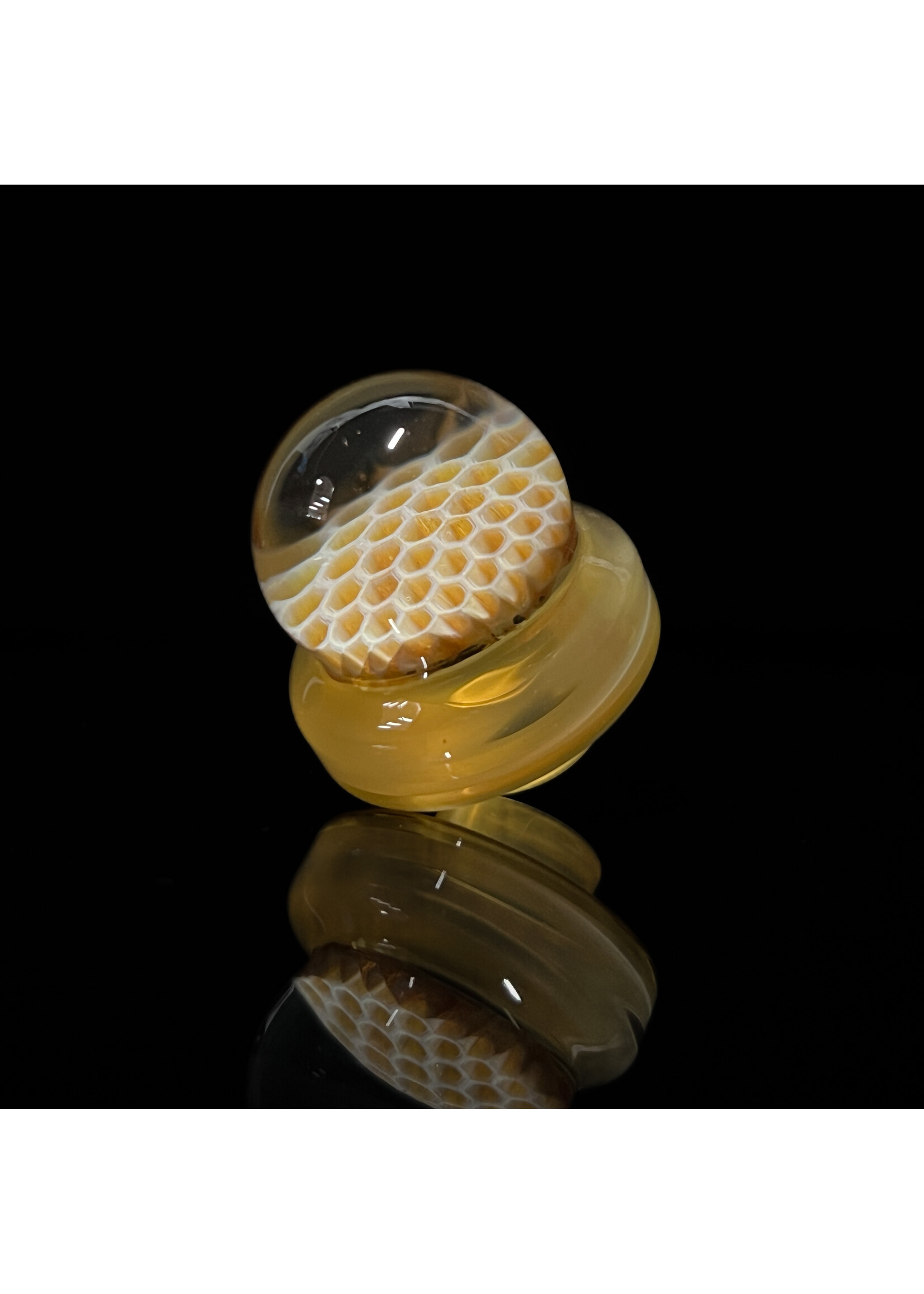 Artist Joe P Yellow Honeycomb Solid Caps