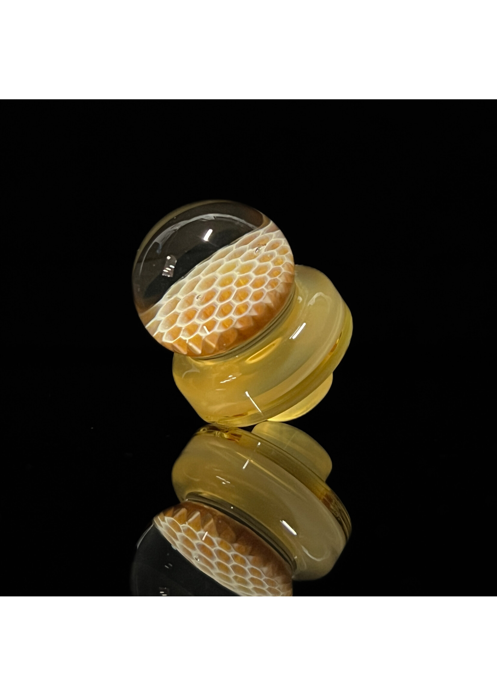 Artist Joe P Yellow Honeycomb Solid Caps