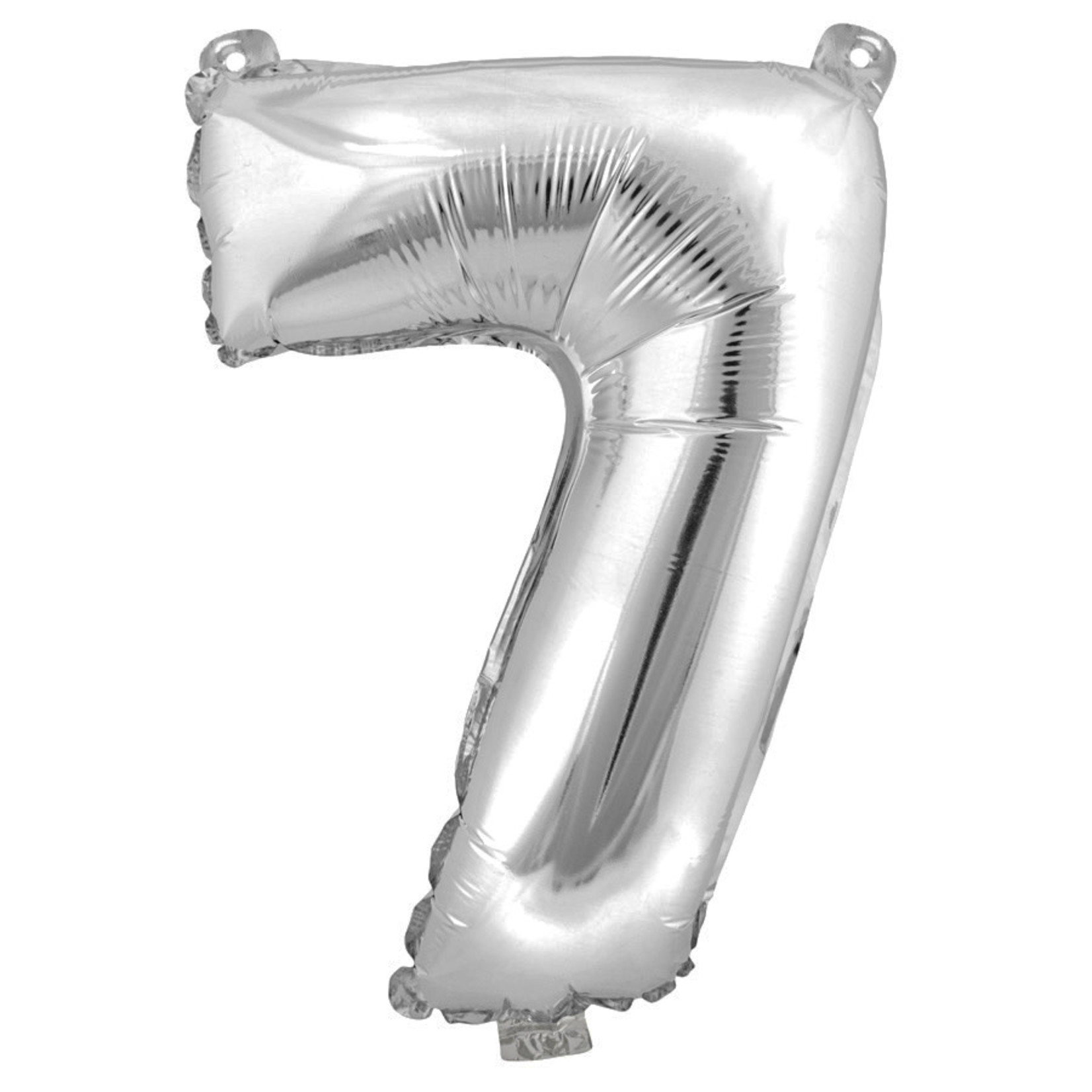 16" Foil Number Balloon Silver -