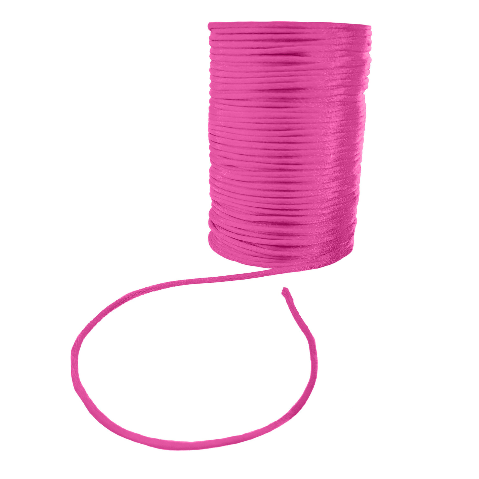 2mm x 100 Yards Satin Silk Rat Tail -