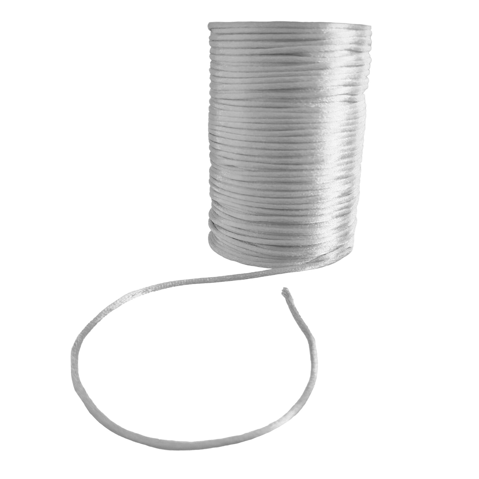 2mm x 100 Yards Satin Silk Rat Tail -