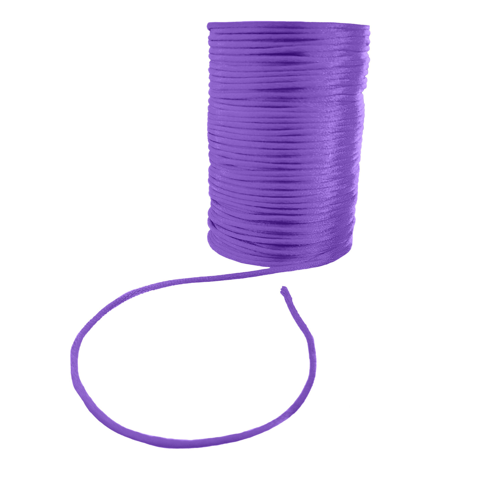 2mm x 100 Yards Satin Silk Rat Tail -