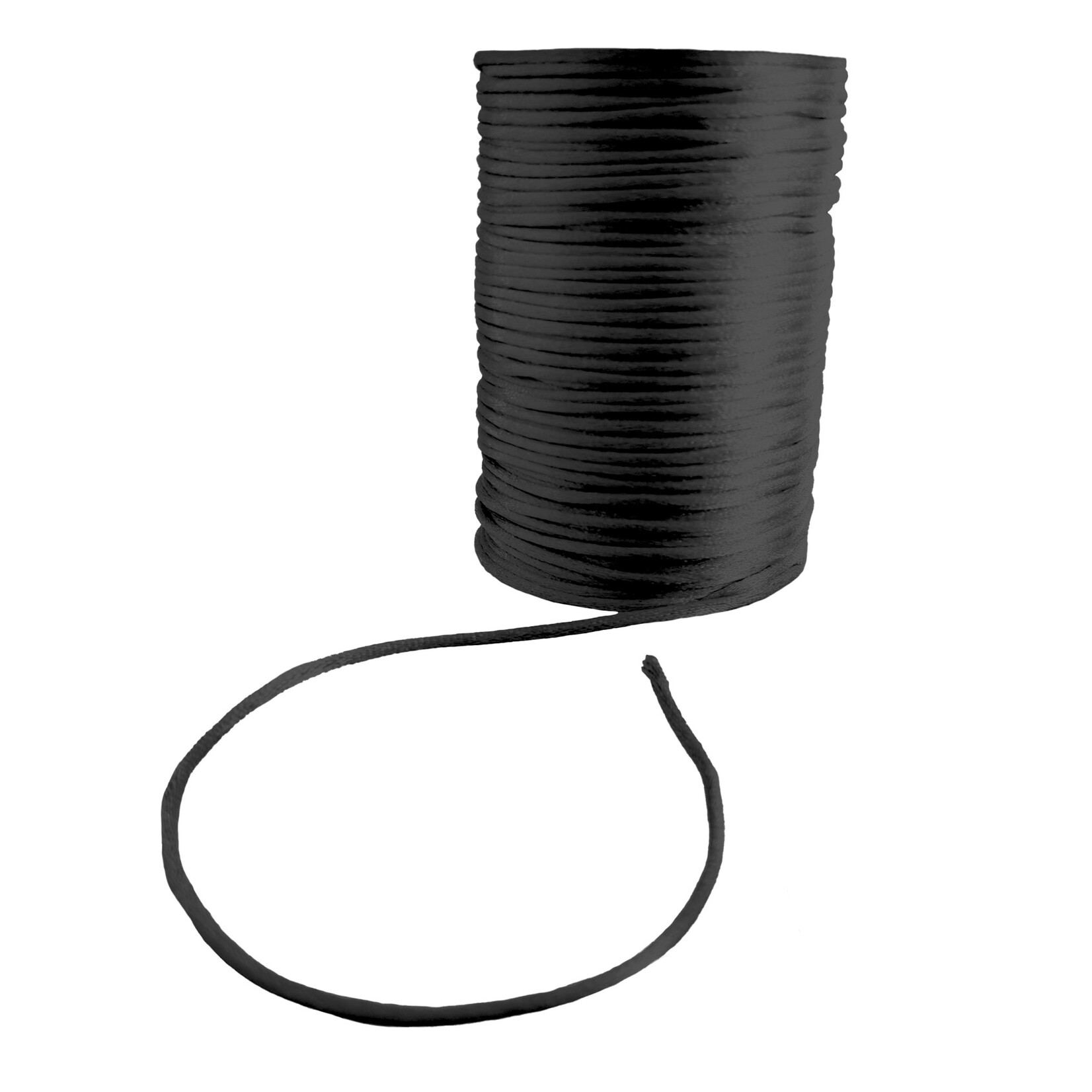 2mm x 100 Yards Satin Silk Rat Tail -
