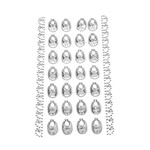 Hands Craft US, Inc. Bib Stone Stickers -