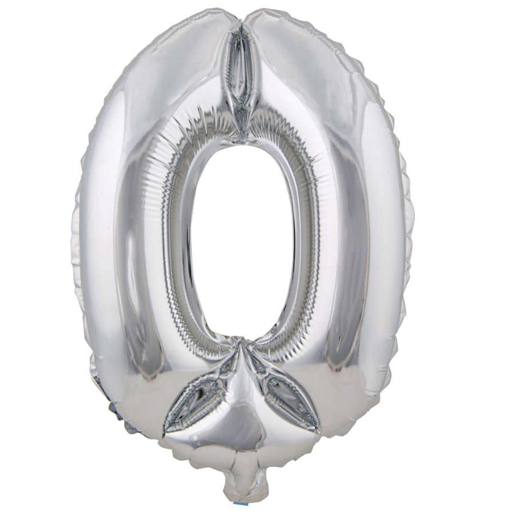 16" Foil Number Balloon Silver -