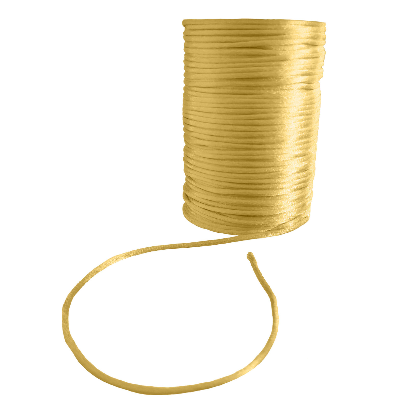2mm x 100 Yards Satin Silk Rat Tail -