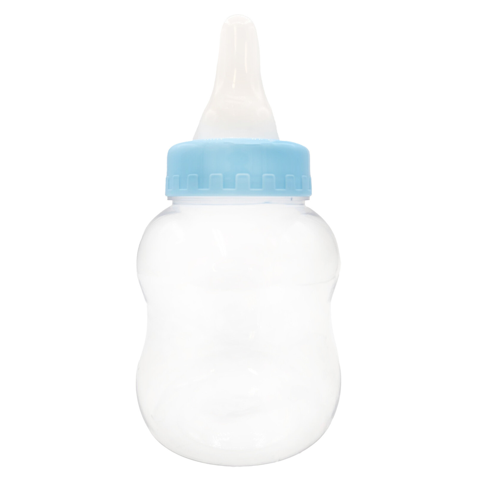 8.5" Decorative Wide Plastic Baby Bottle -