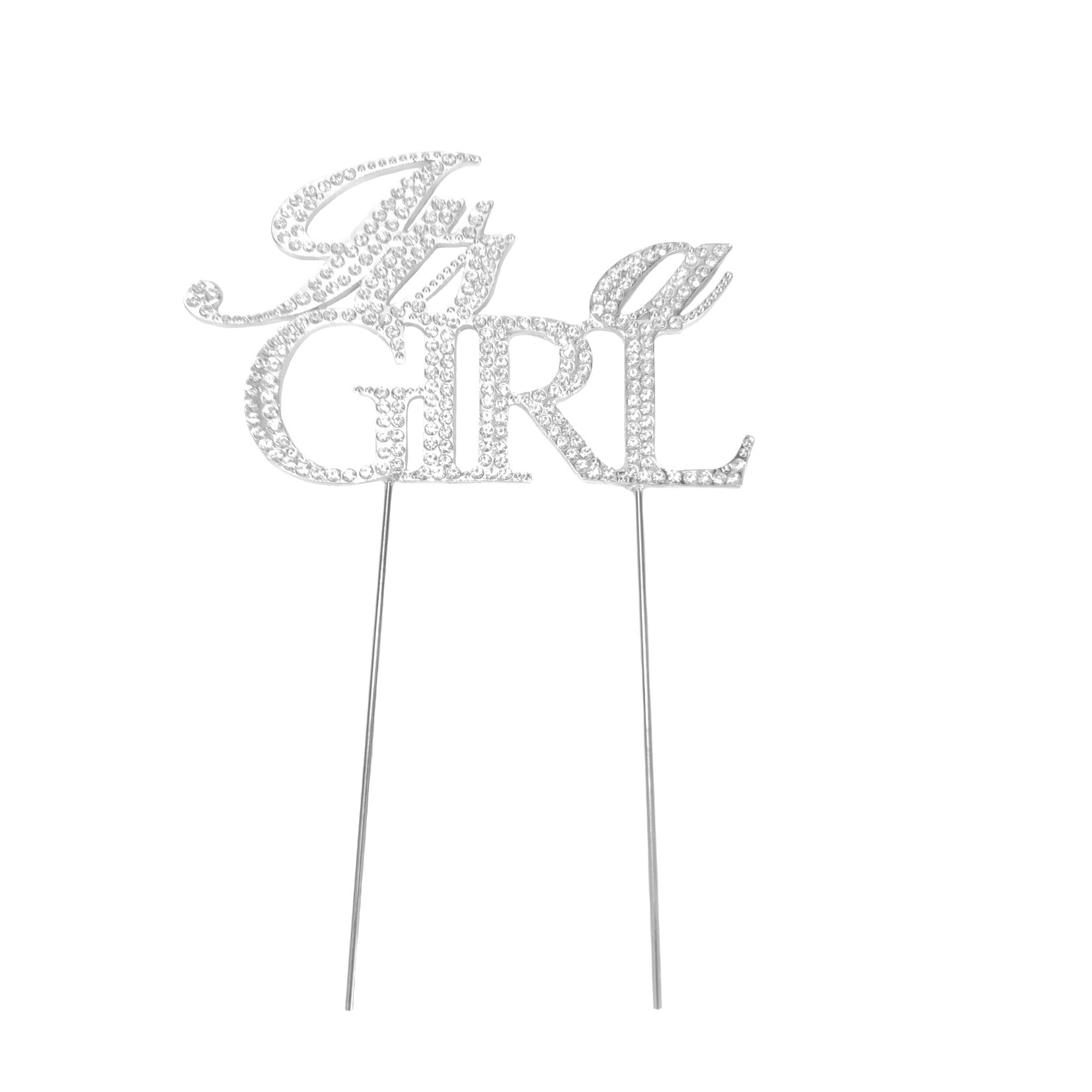 "It's a GIRL" Rhinestone Cake Topper -