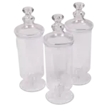 Clear Plastic Candy Container 5¼" x 1½" - 12 PCS