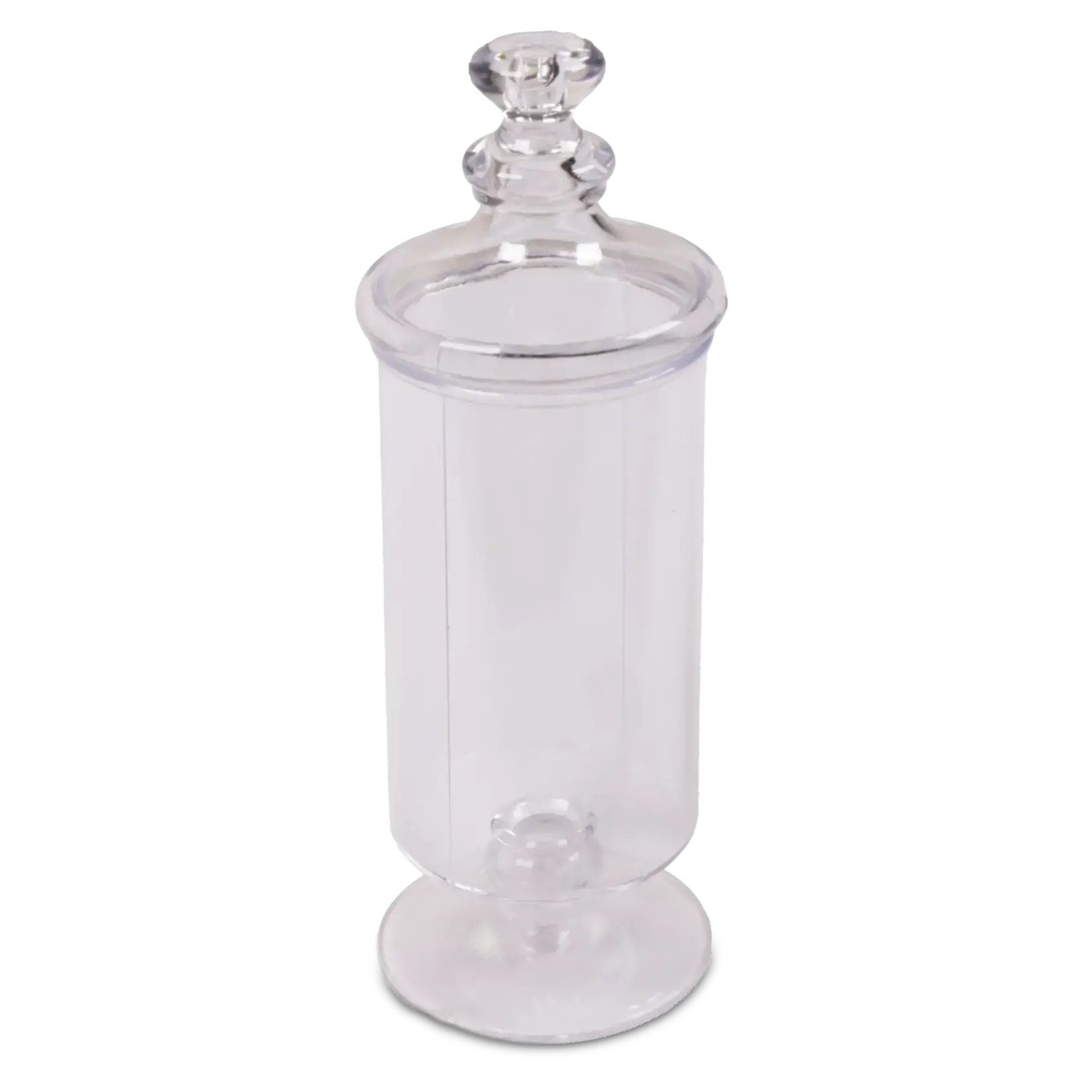 Clear Plastic Candy Container 5¼" x 1½" - 12 PCS