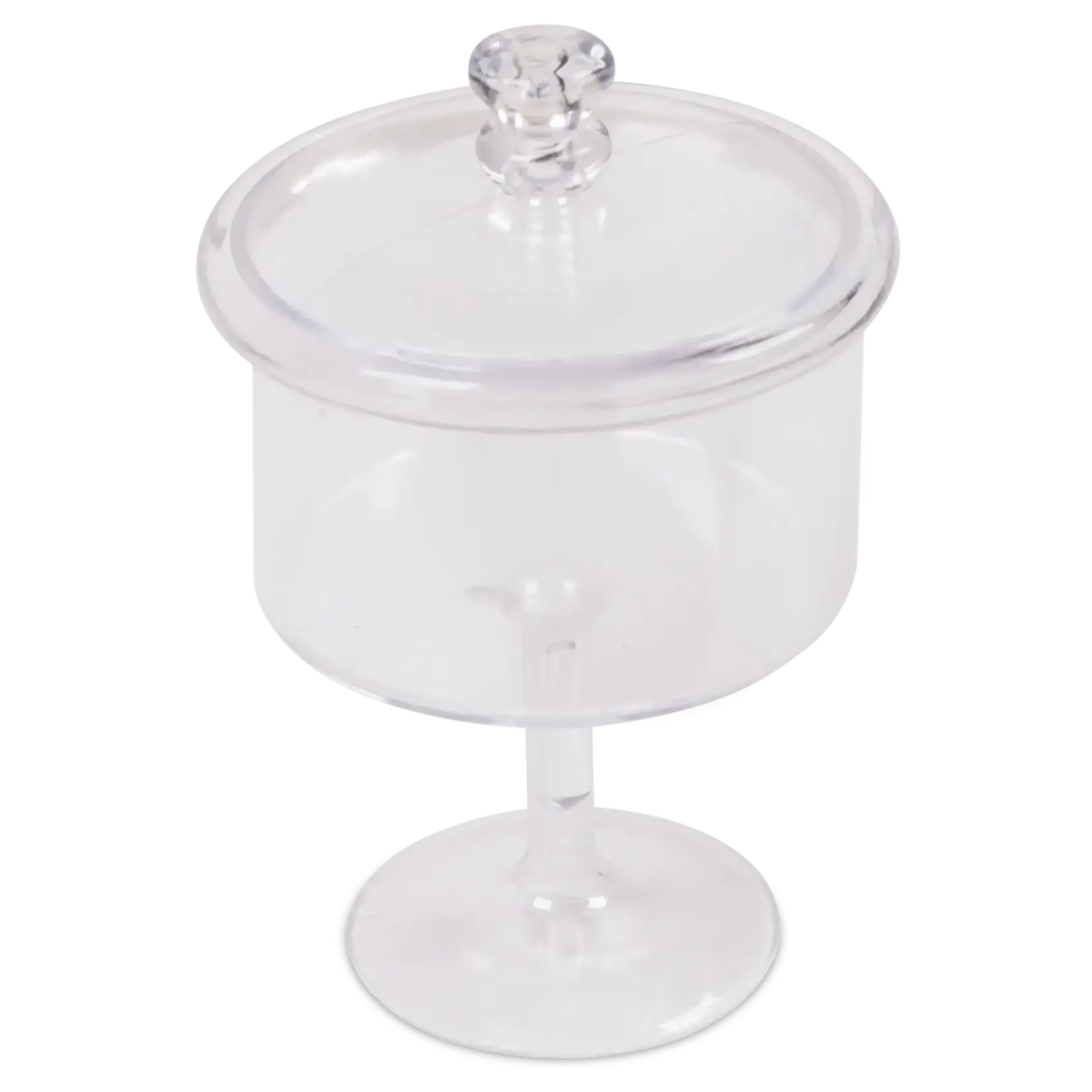 Plastic Clear Candy Container 3.75" x 2¼" - 12 PCS