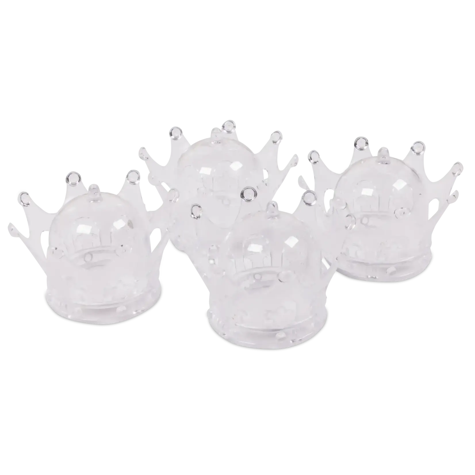 3¼" x 2½" Plastic Crown Boxes 12 PCS -