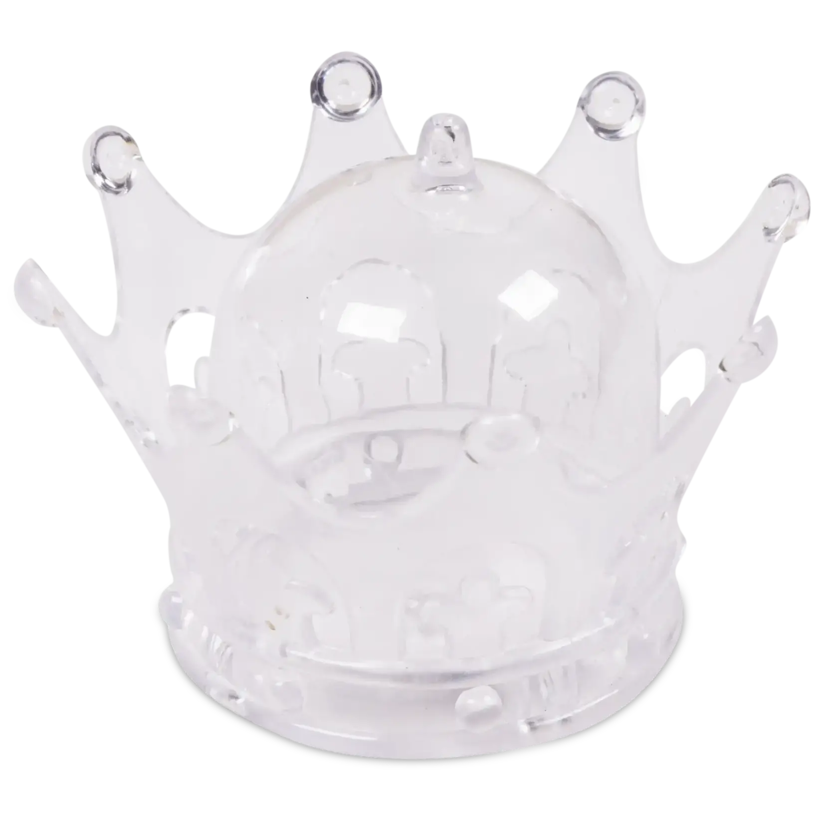 3¼" x 2½" Plastic Crown Boxes 12 PCS -